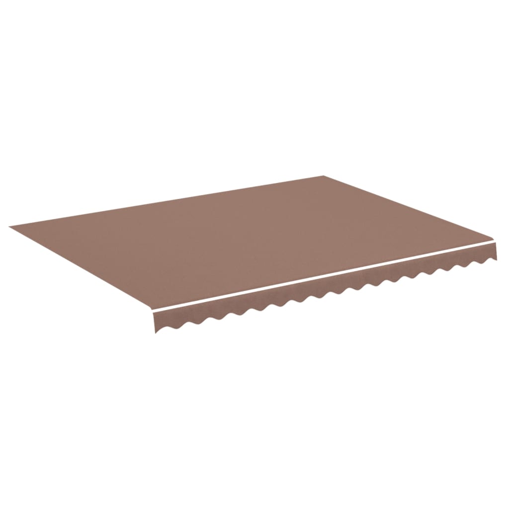Tissu de remplacement de Vidaxl pour Luifel 4x3 m brun
