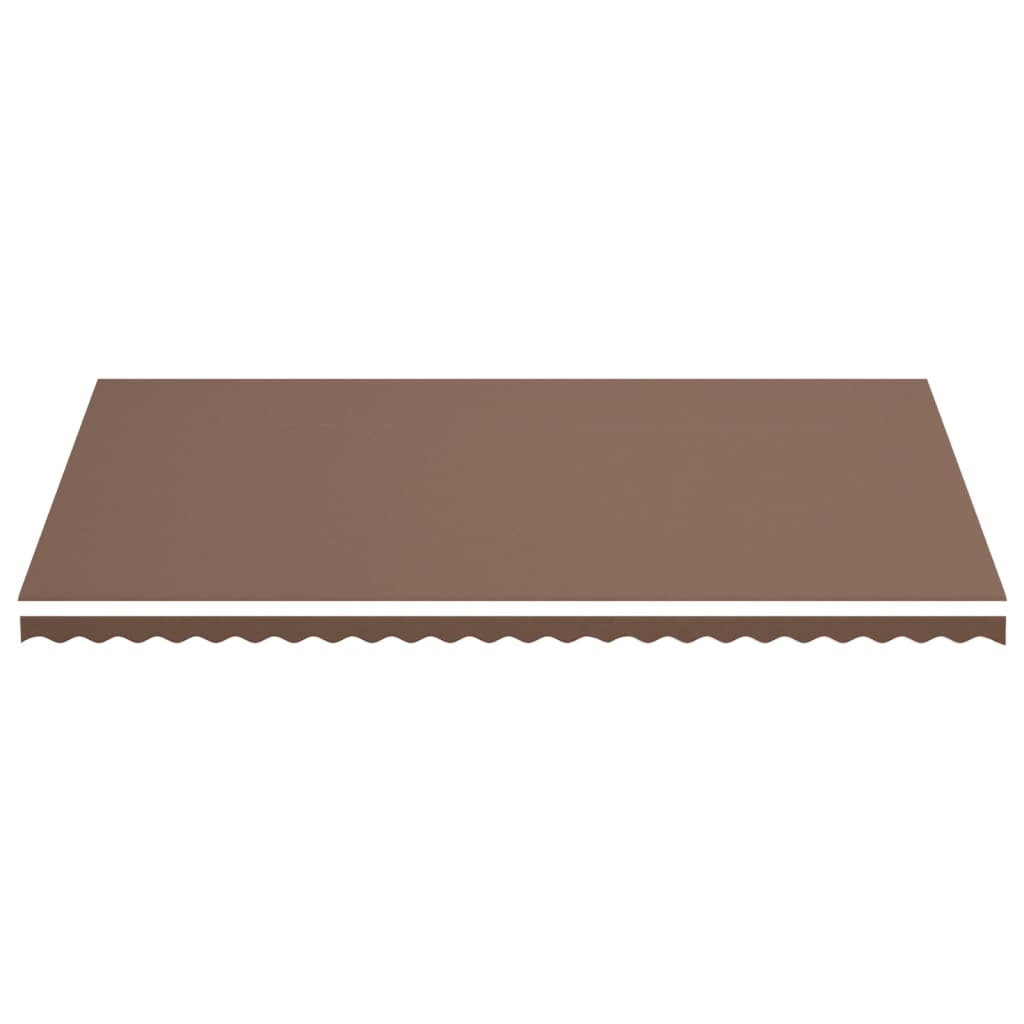Tissu de remplacement de Vidaxl pour Luifel 6x3,5 m brun