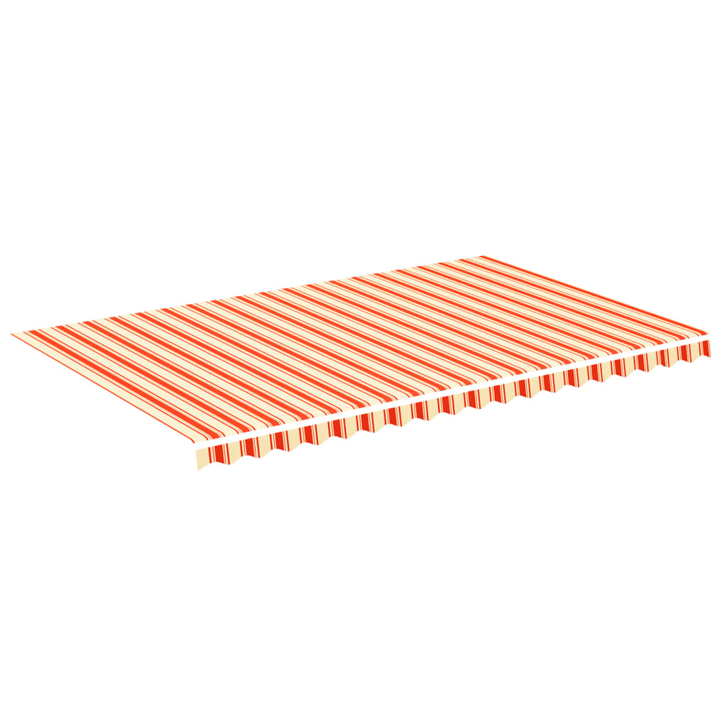 Vidaxx toile de remplacement pour auvent 5x3 m jaune et orange