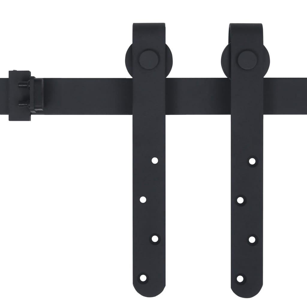 Ensemble de suspension Vidaxl pour une mini-porte en acier au carbone 152 cm