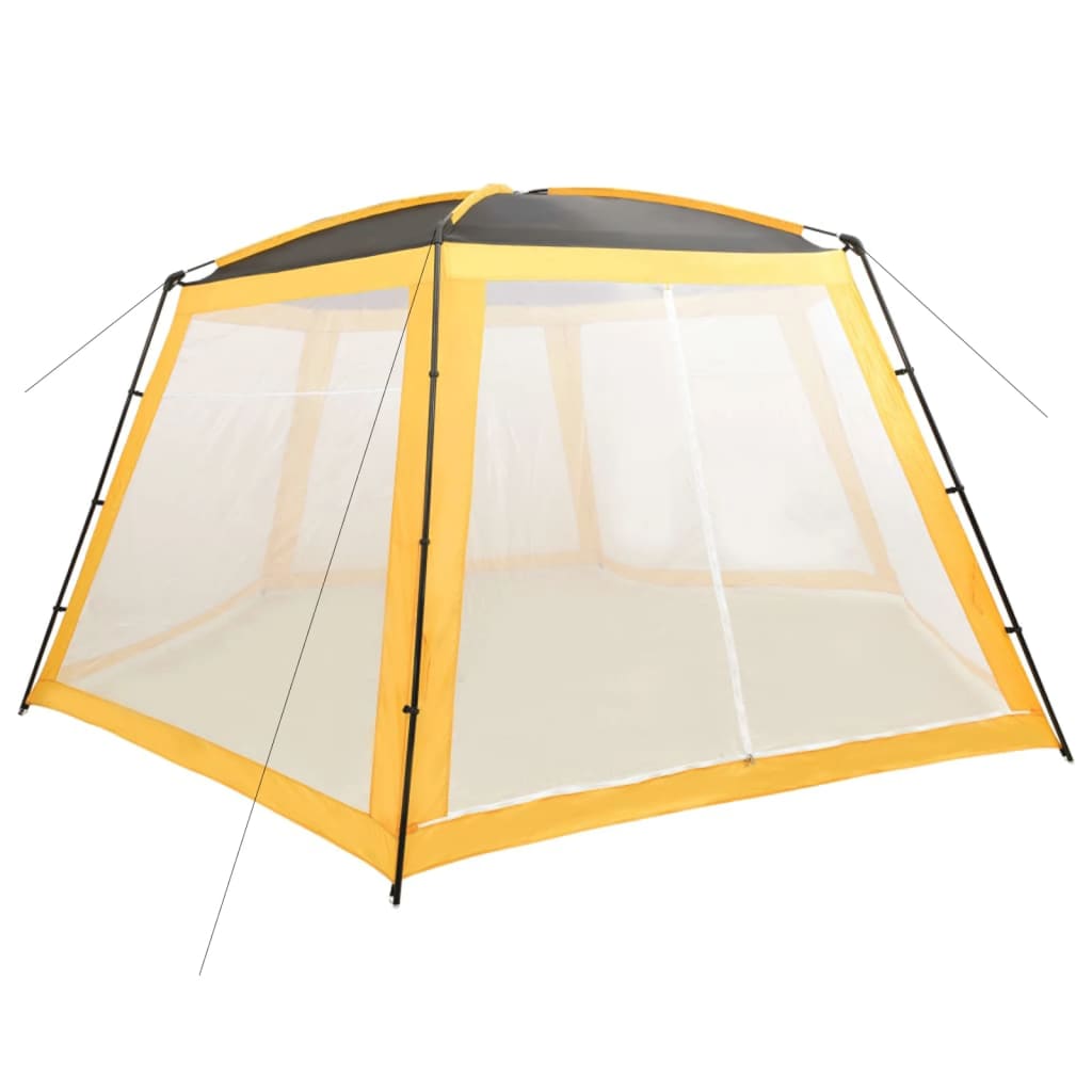 Tente de piscine Vidaxl 660x580x250 cm Tissu jaune