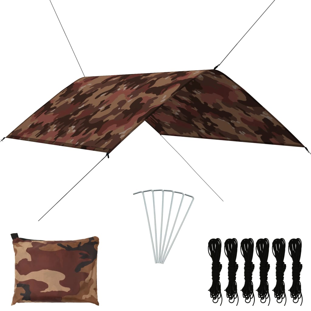 Vidaxl couvre voile camouflage 3x2 m