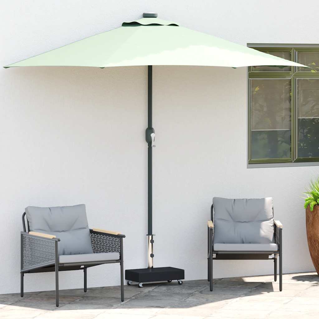 Vidaxl Parasol Foot 45x25x8 cm Granite noir