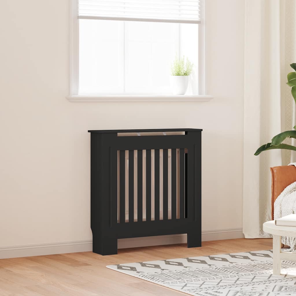 Construction de radiatorom vidaxl 78 cm mdf noir