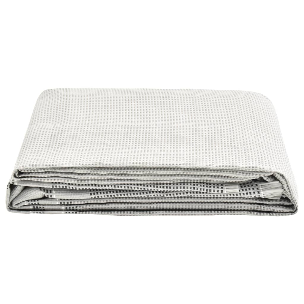 Tapis de tente Vidaxl 400x250 cm gris