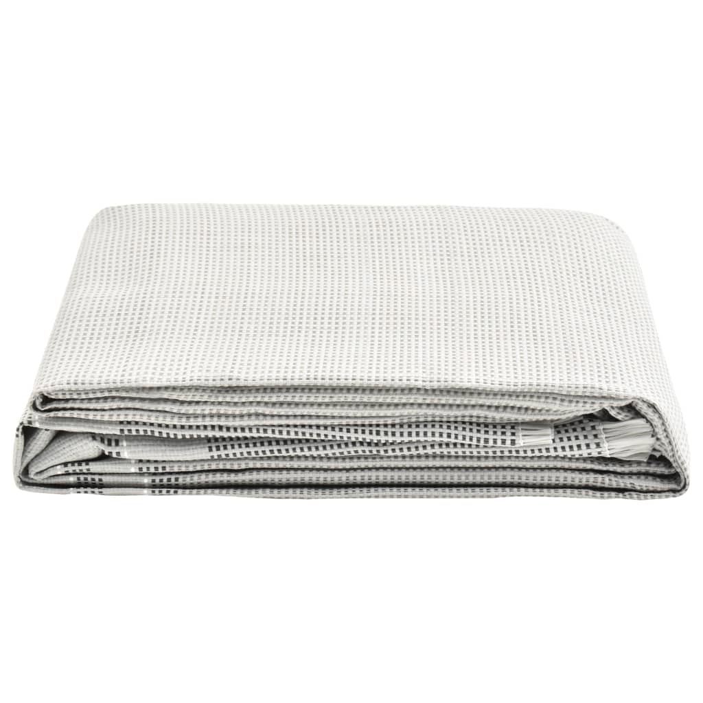 Tapis de tente Vidaxl 550x250 cm gris
