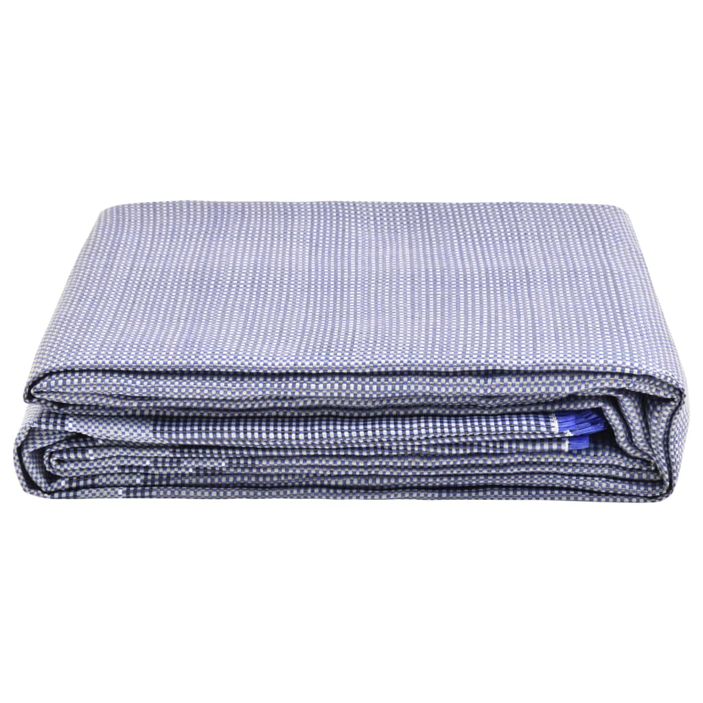 Tapis de tente Vidaxl 650x250 cm bleu