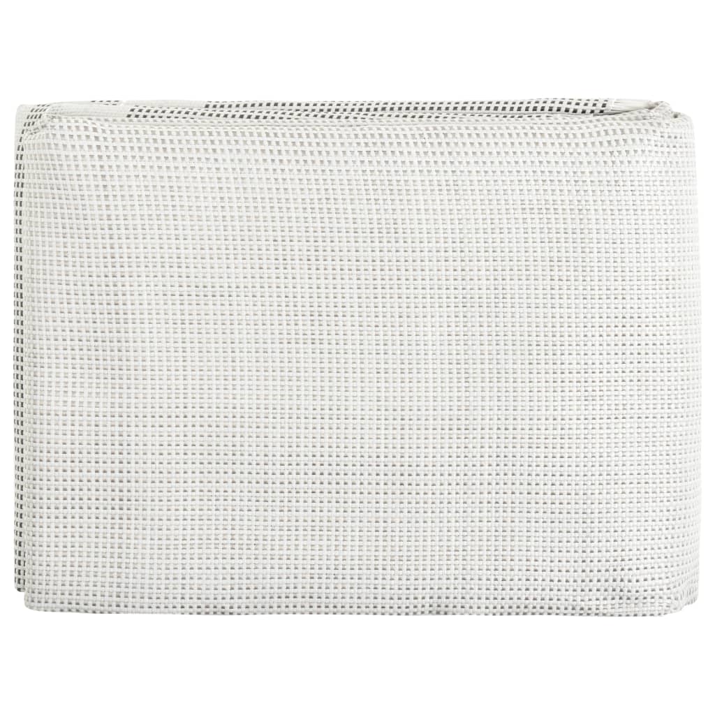 Tapis de tente Vidaxl 700x300 cm gris
