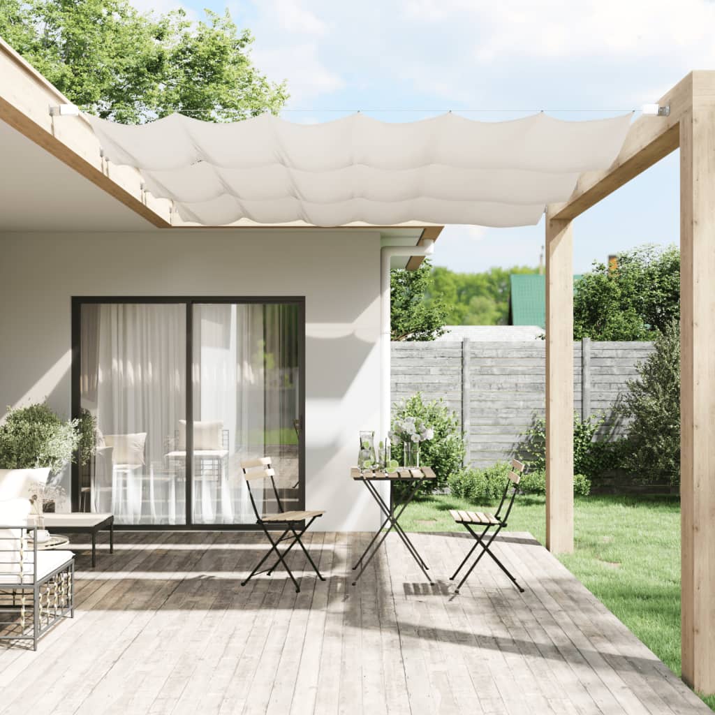 Vidaxl luifel vertical 100x270 cm tissu oxford blanc