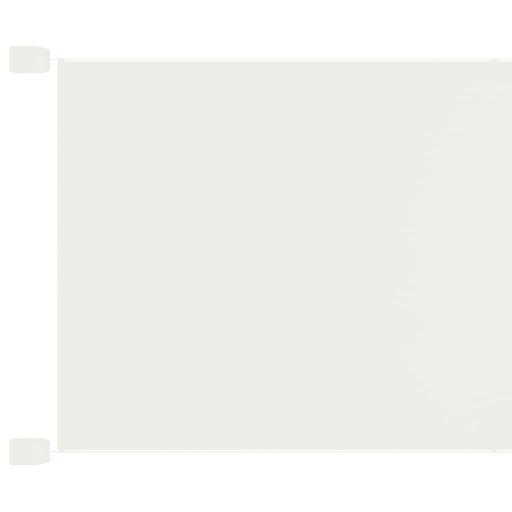 Vidaxl Luifel Vertical 100x420 cm Oxford Fabric blanc