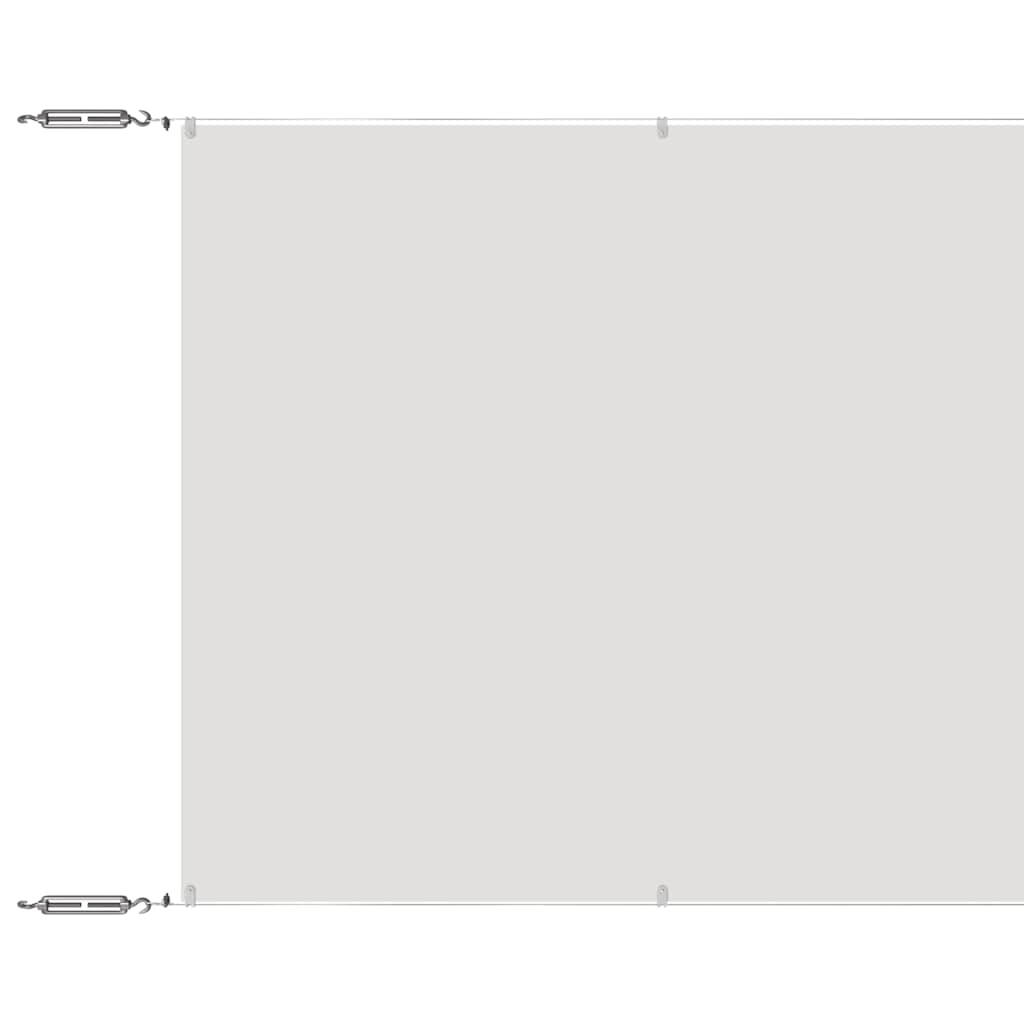 Vidaxl luifel vertical 100x800 cm tissu oxford blanc