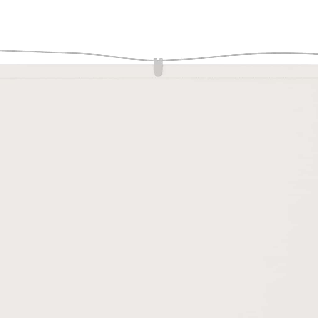 Vidaxl Luifel Vertical 140x1200 cm tissu oxford blanc