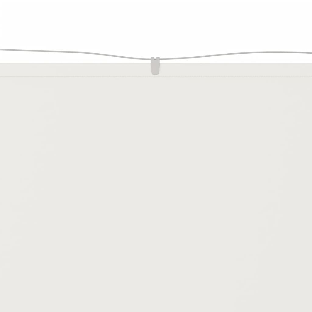 Vidaxl luifel vertical 250x360 cm tissu oxford blanc