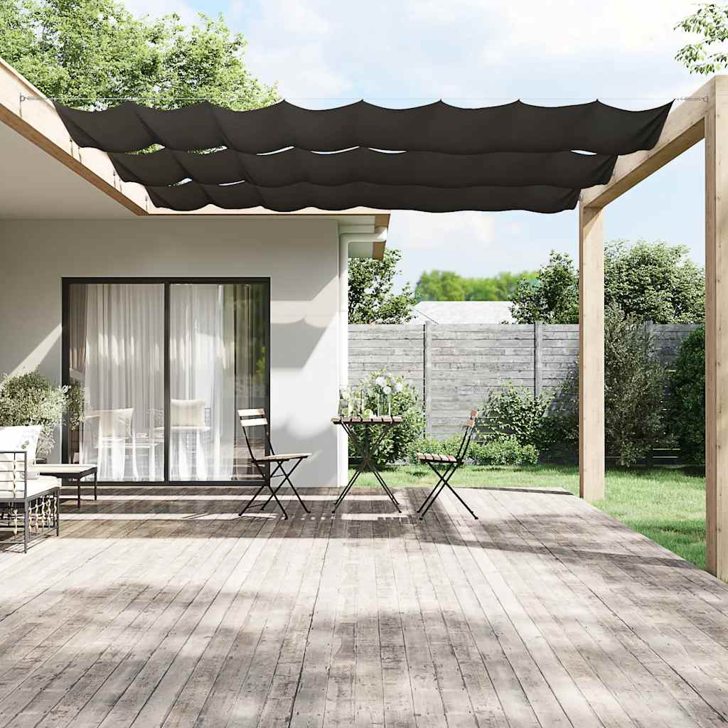 Vidaxl Luifel Vertical 60x600 cm Oxford Fabric Anthracite -Colored