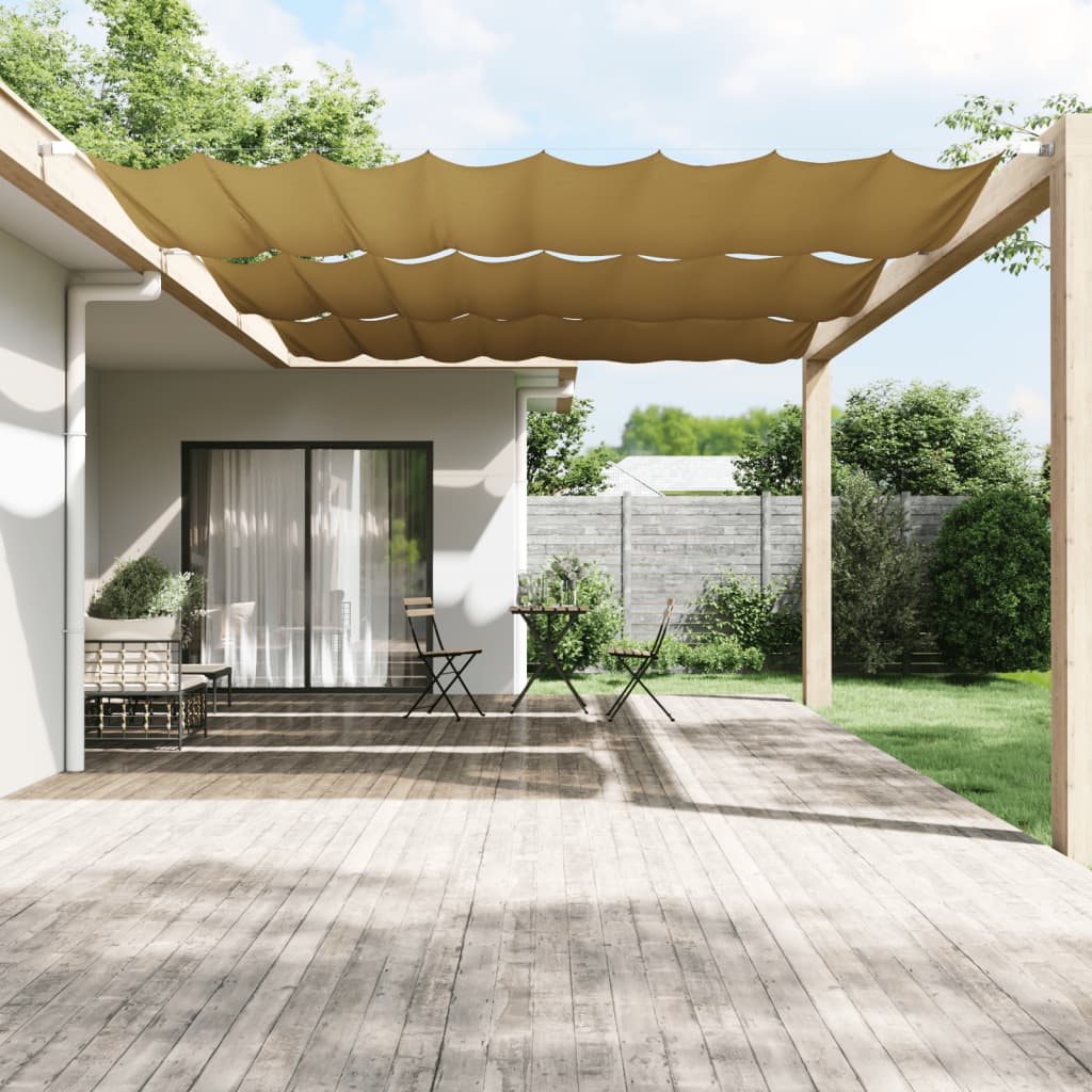 Vidaxl Luifel Vertical 250x360 cm Oxford Fabric Beige