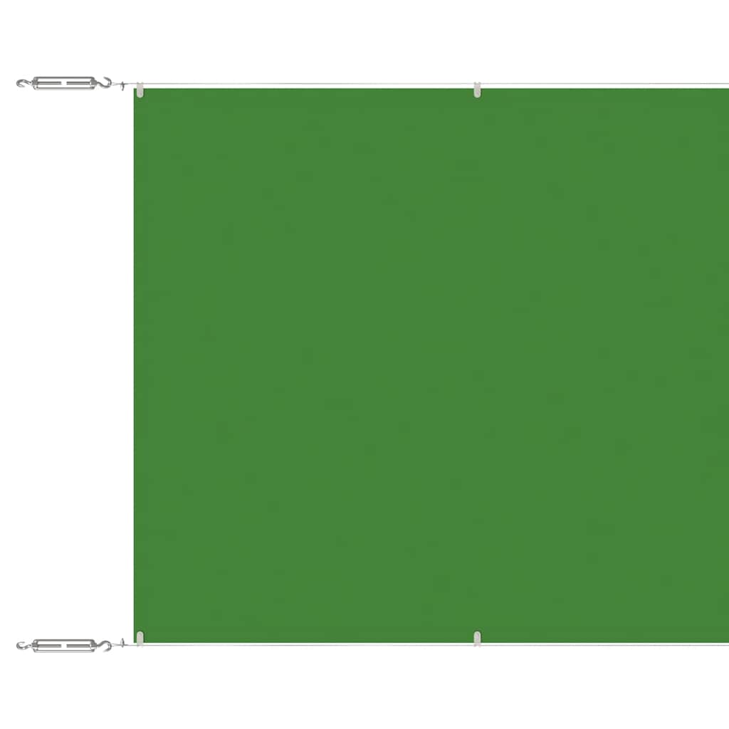 Vidaxl Luifel Vertical 100x1200 cm Oxford tissu vert clair
