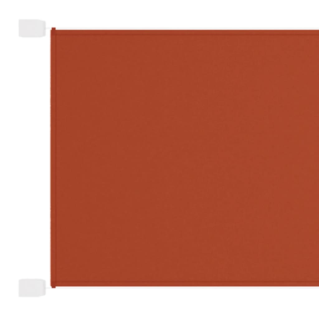 Vidaxl Luifel Vertical 60x420 cm Oxford tissu terre caisse -colored