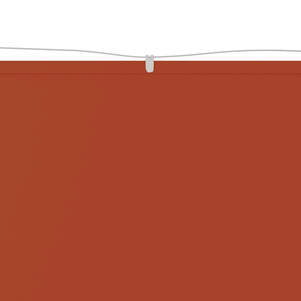 Vidaxl Luifel Vertical 100x420 cm Oxford Fabric Terracotta -Colored