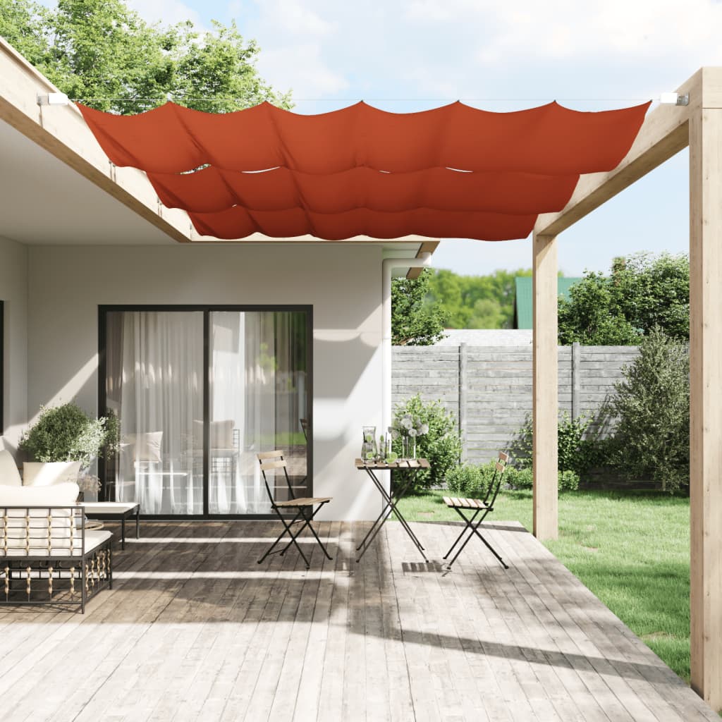 Vidaxl Luifel Vertical 140x270 cm Oxford tissu en terre cuite -colored
