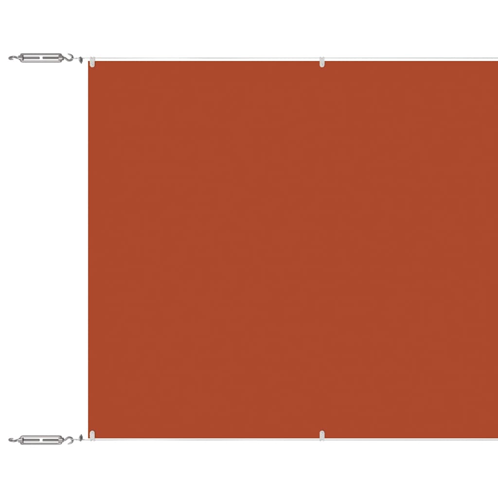 Vidaxl Luifel Vertical 180x600 cm Oxford Fabric Terracotta -Colored
