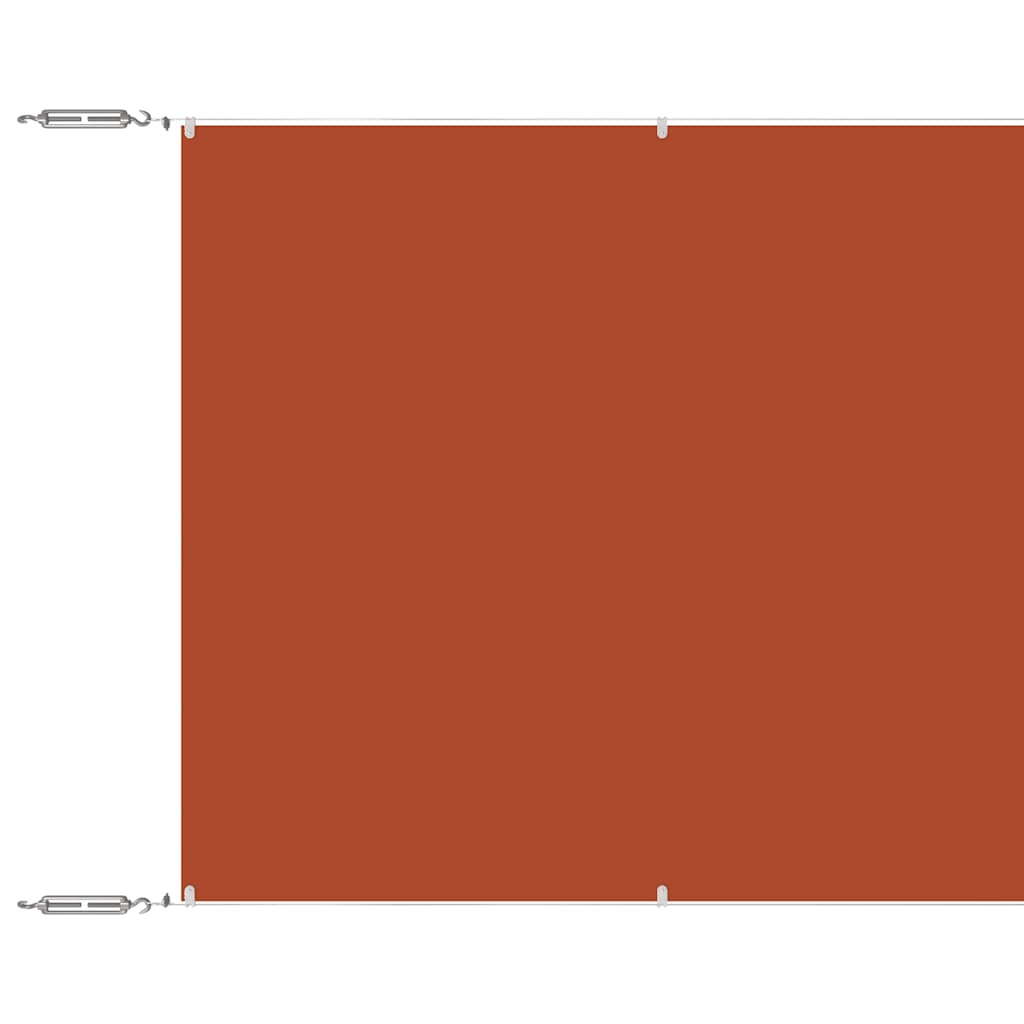 Vidaxl Luifel Vertical 180x1000 cm Oxford tissu terre caisse -colored