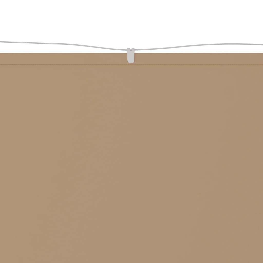 Vidaxl luifel vertical 180x360 cm oxford tissu taupe