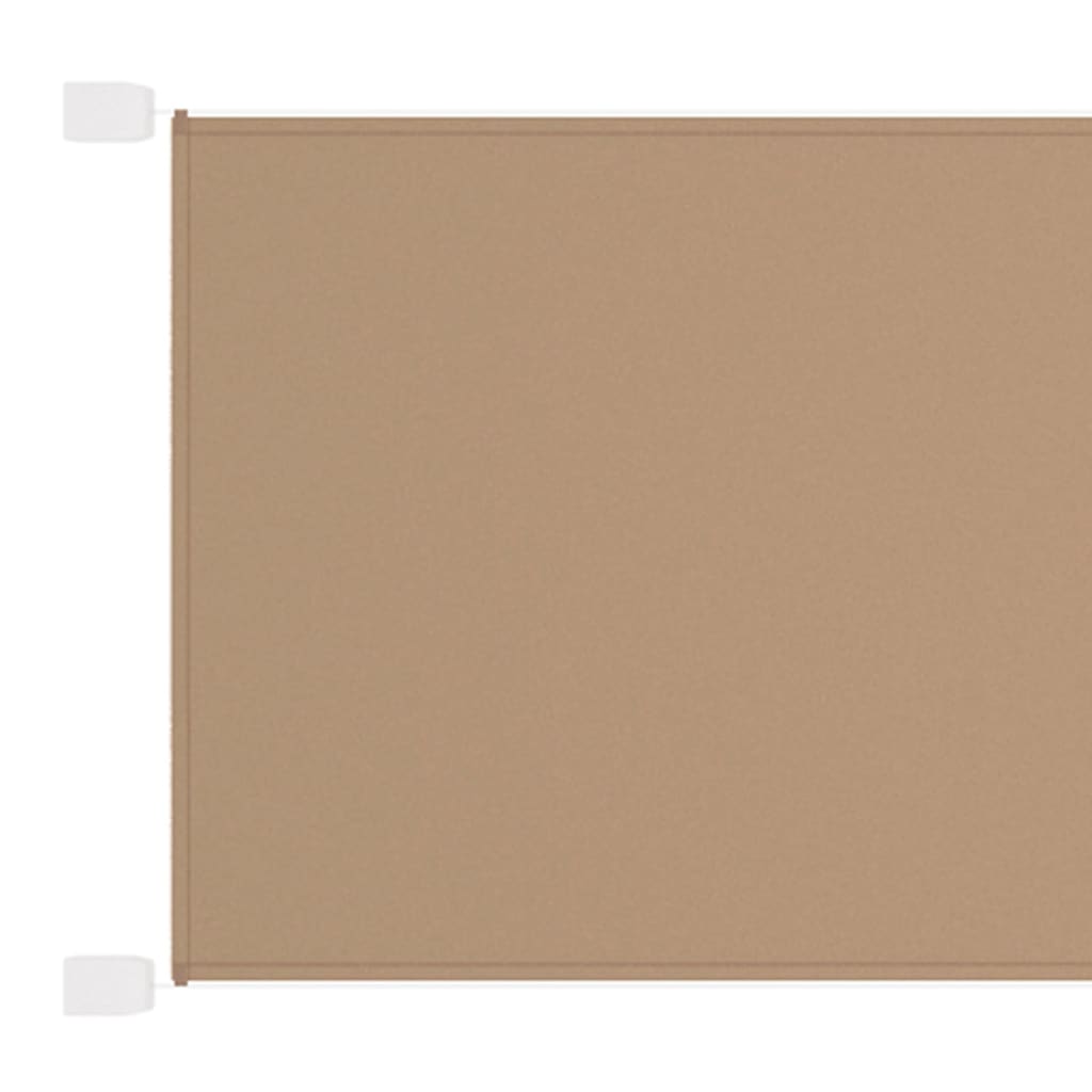 Vidaxl luifel vertical 180x600 cm oxford tissu taupe