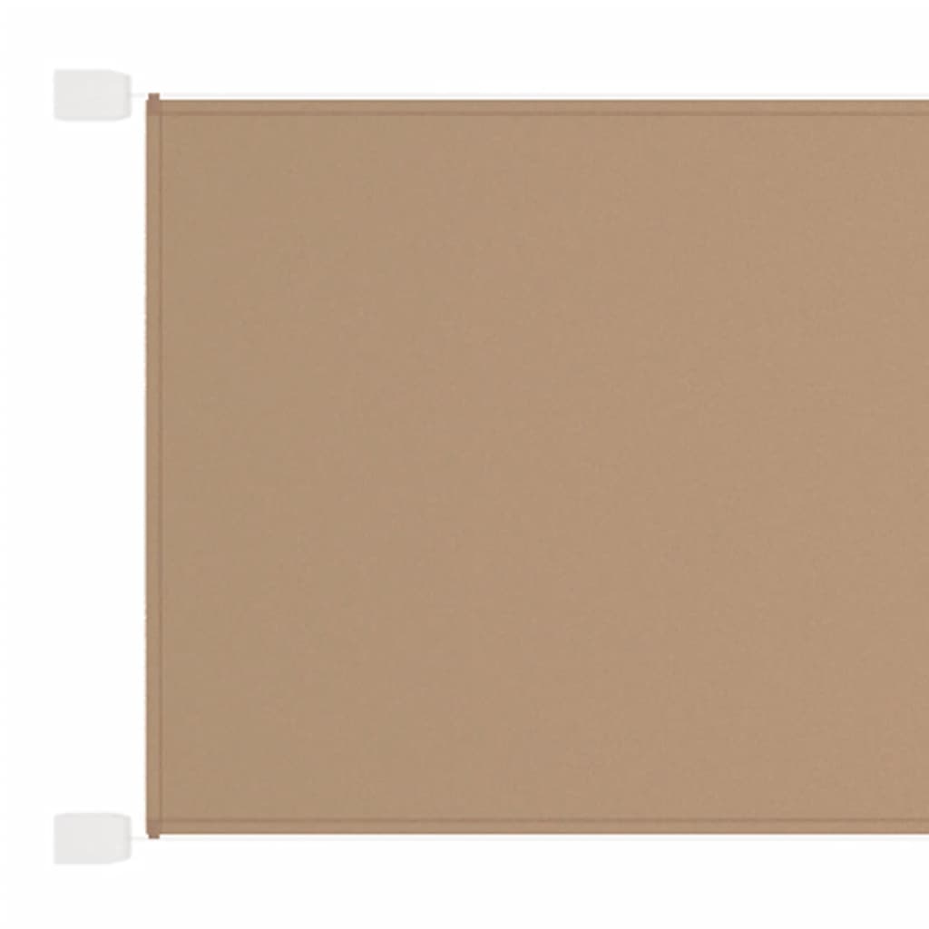Vidaxl Luifel Vertical 200x360 cm Oxford tissu taupe