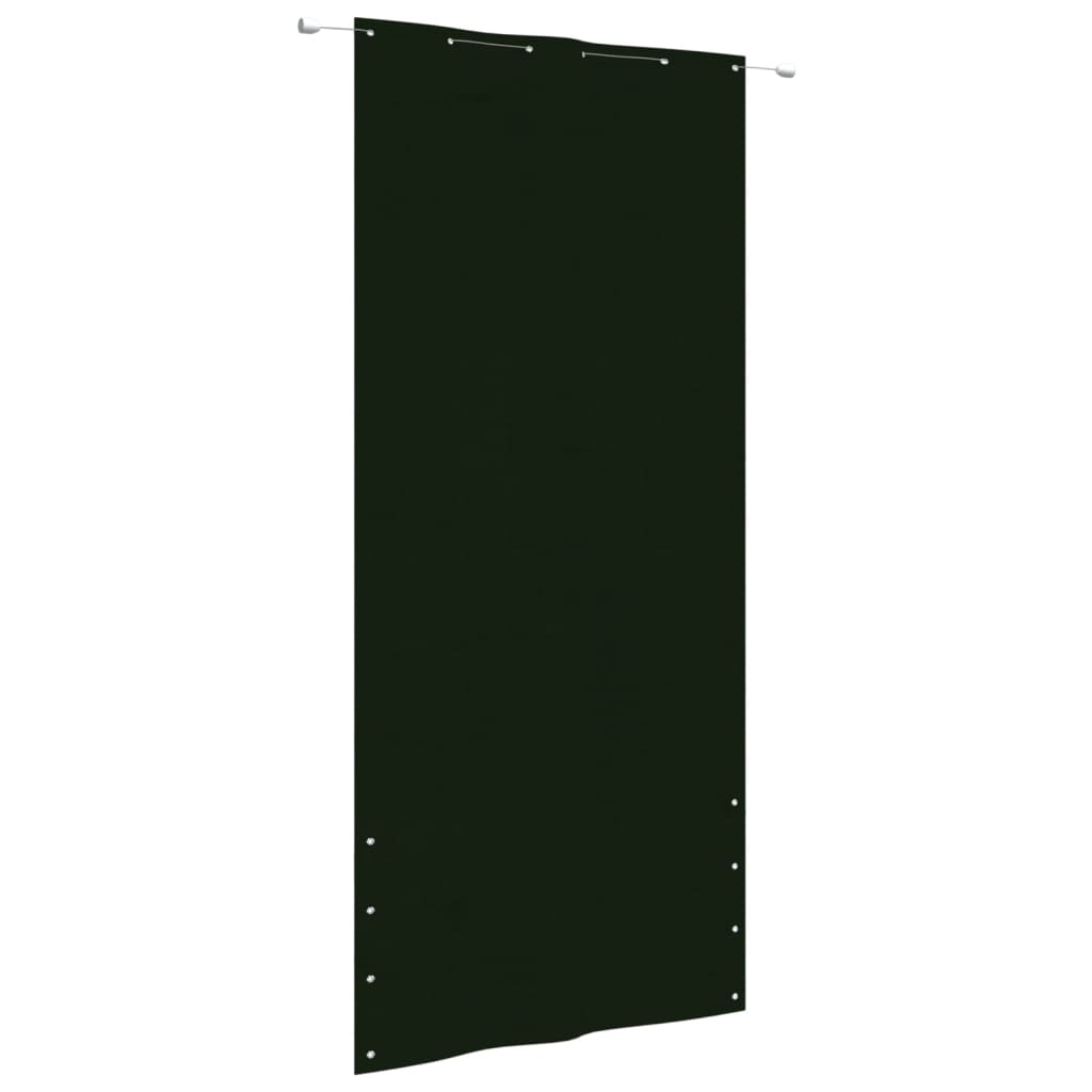 Écran de balcon Vidaxl 120x240 cm Oxford tissu vert foncé