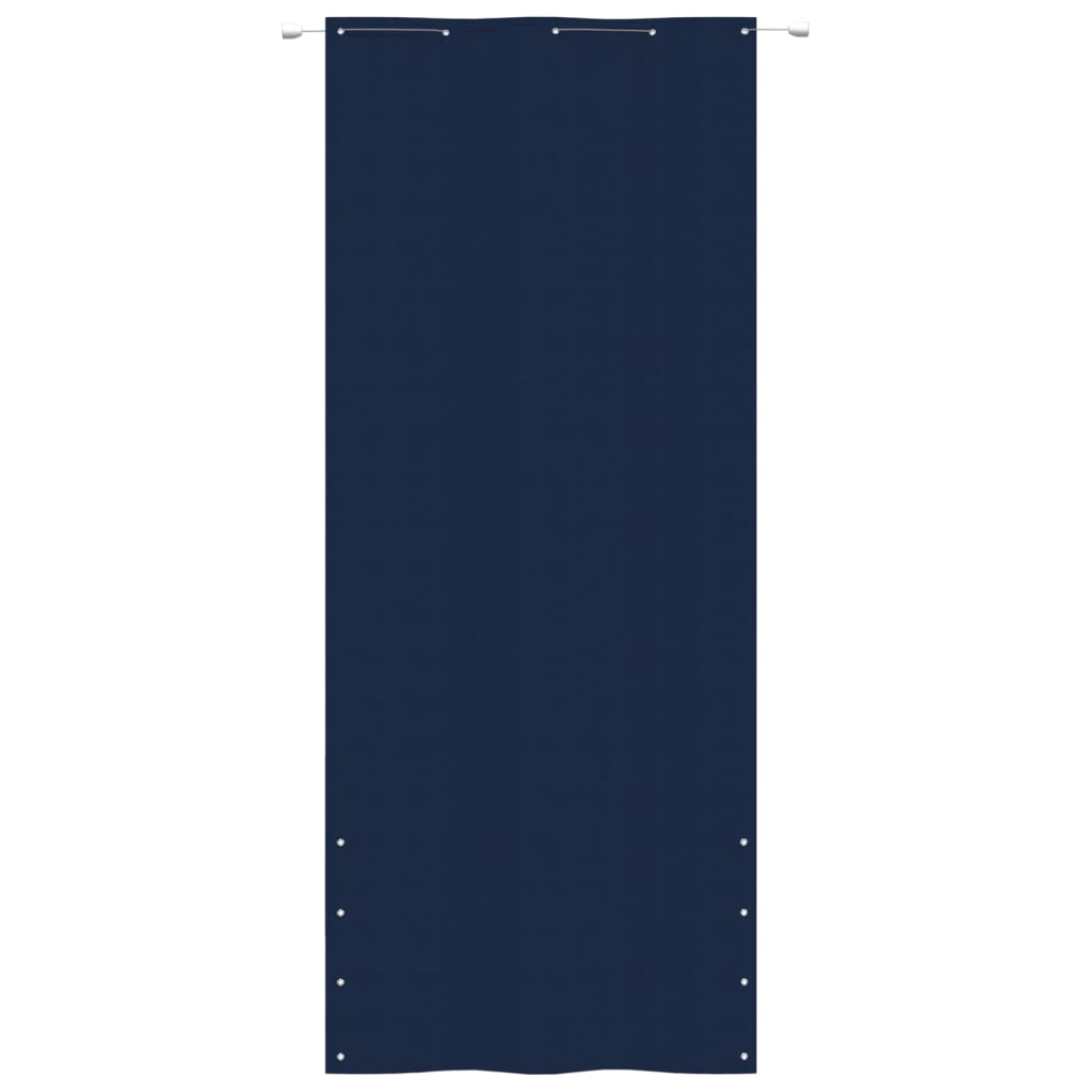Écran de balcon Vidaxl 100x240 cm Oxford tissu bleu