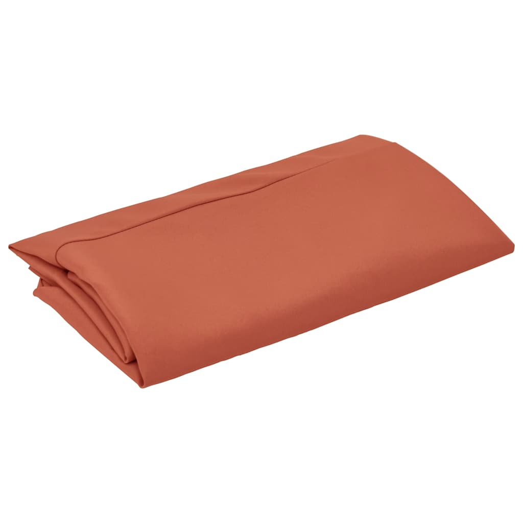 Tissu de remplacement Vidaxl pour parasol flottant 350 cm en terre cuite -colored