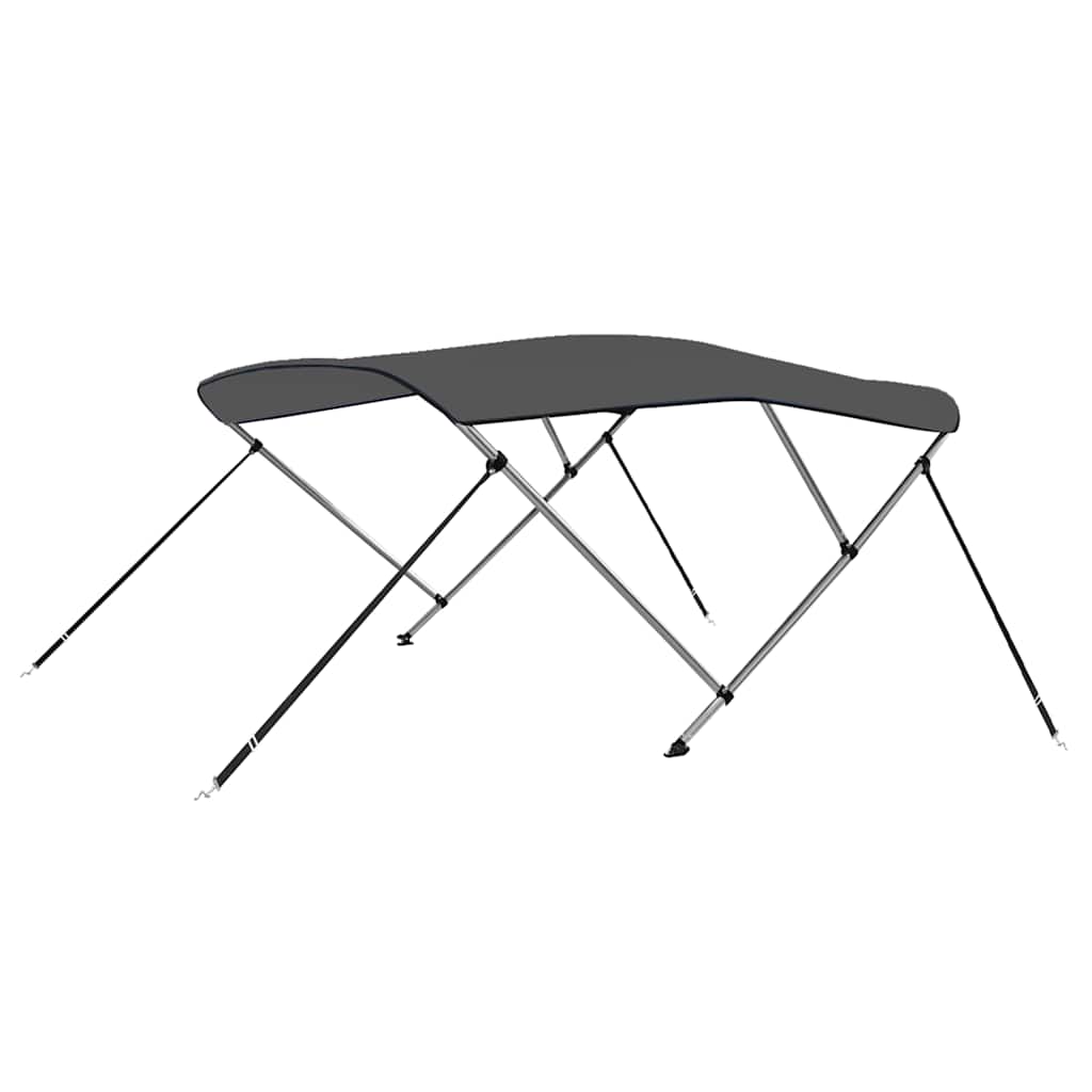 Vidaxl biminitop 3-bows 183x140x137 cm de couleur anthracite