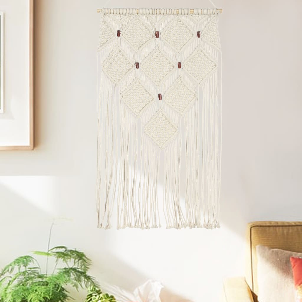 Vidaxx cintre mural macramé 40x80 cm coton