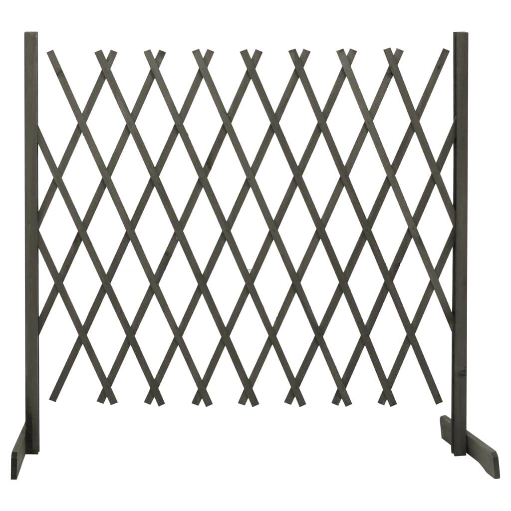 Vidaxl Garden Slat Work 180x100 cm Pine solide Gris