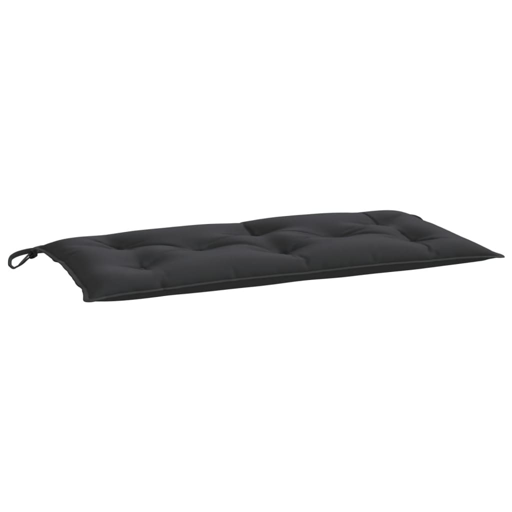 Vidaxl jardin banc coussin 100x50x7 cm tissu oxford noir