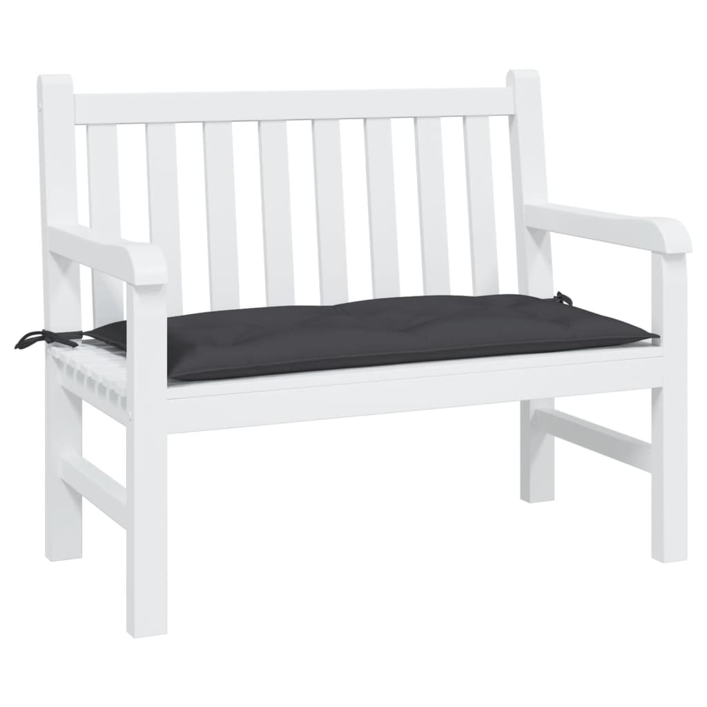 Vidaxl jardin banc coussin 100x50x7 cm tissu oxford noir
