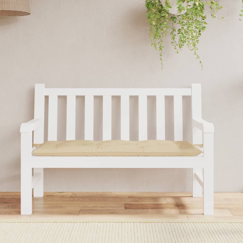 Vidaxl jardin banc coussin 120x50x7 cm