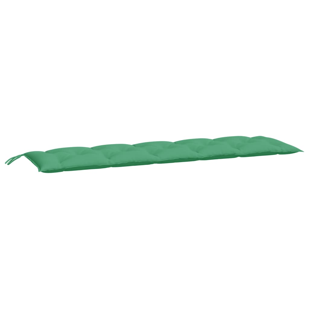 Vidaxl jardin banc coussin 180x50x7 cm oxford tissu vert