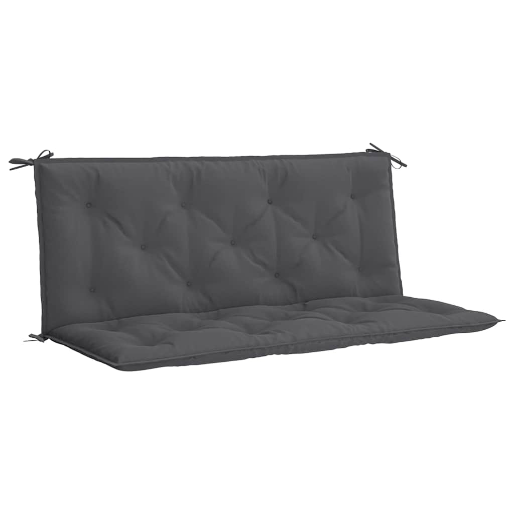 Vidaxl jardin banc coussin 120x (50 + 50) x7 cm Oxford tissu anthracite colored