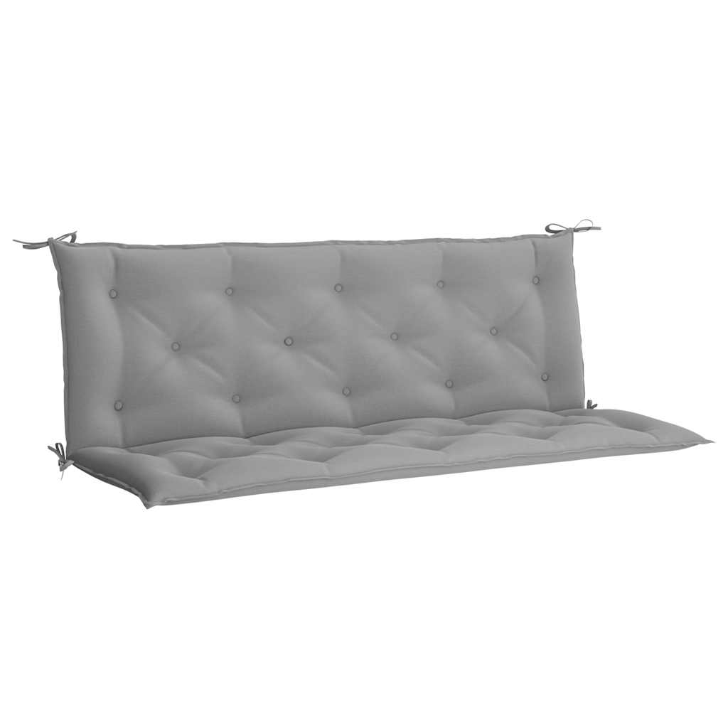 Vidaxl Garden Banc Cushions 2 ST 150X50X7 CM Oxford Fabric Gray