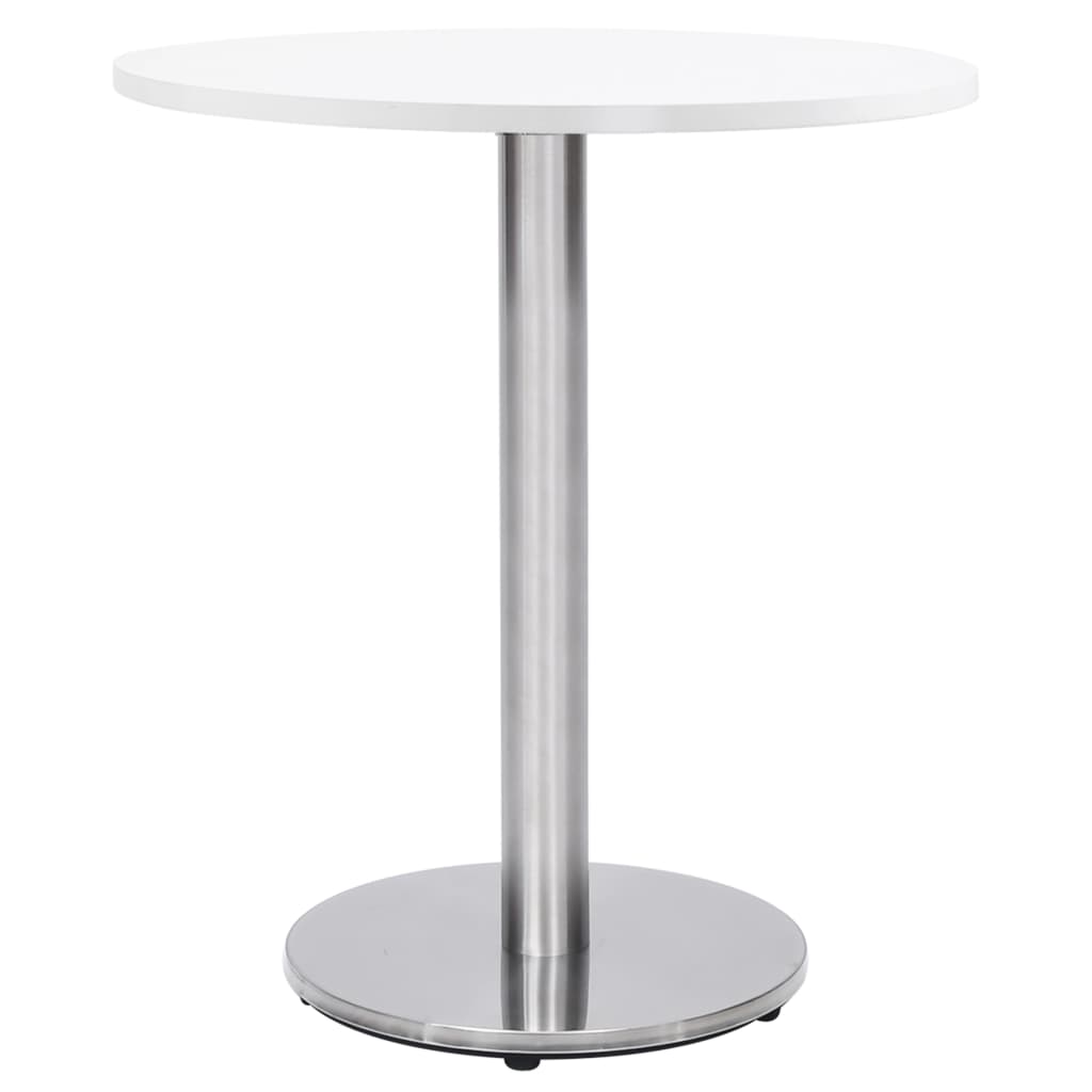 Vidaxl bistrotafelpoot ø45x72 cm roestvrij staal zilverkleurig