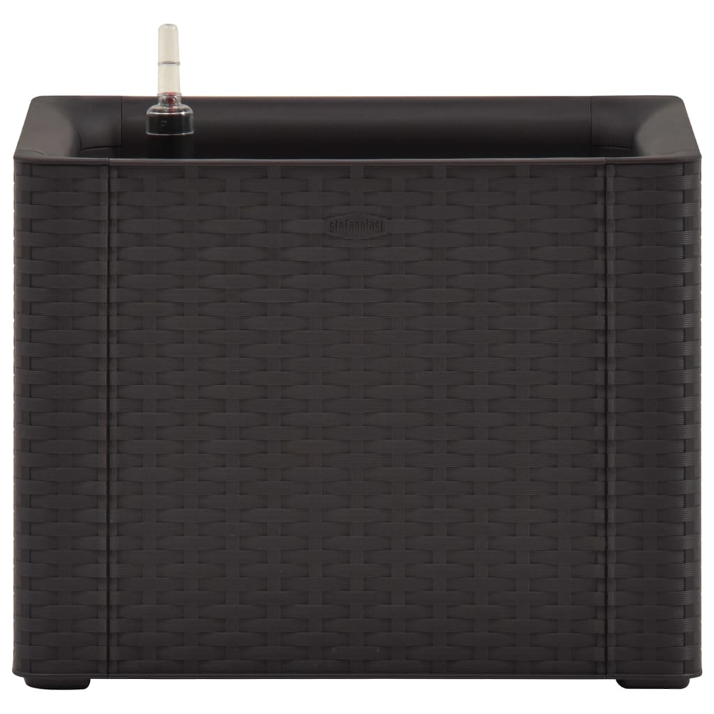 Vidaxl Planter High avec un système auto-employé 43x43x33cm anthracite