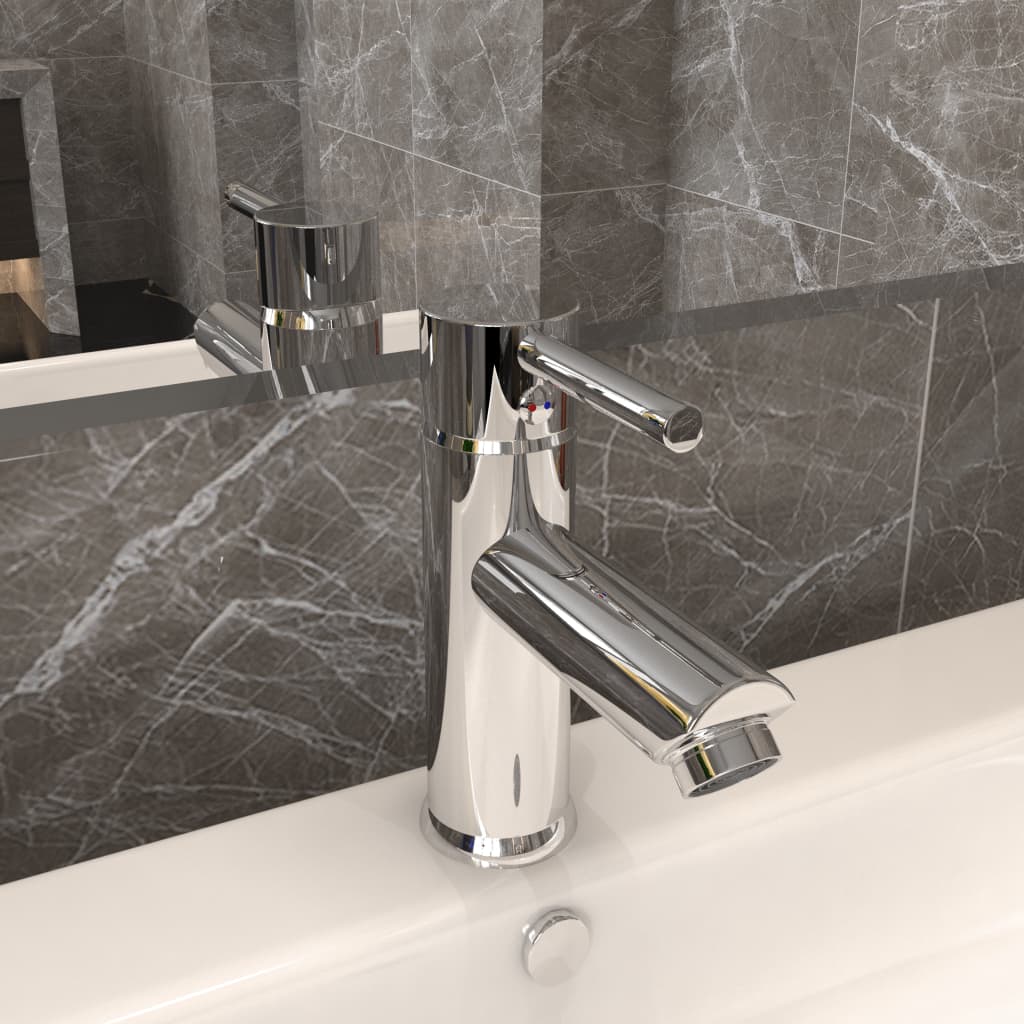 Robinet de lavabo Vidaxx 130x176 mm chromé
