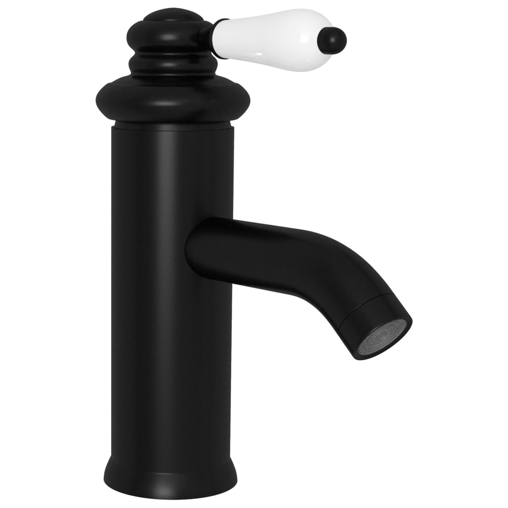 Robinet de lavabo Vidaxl 130x180 mm noir