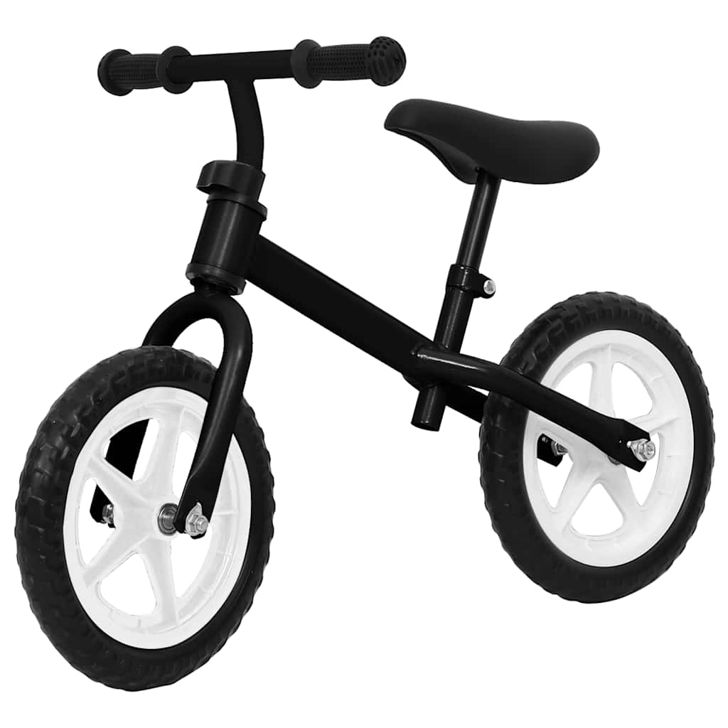 Vidaxl Balance Bike avec roues à 11 pouces noires
