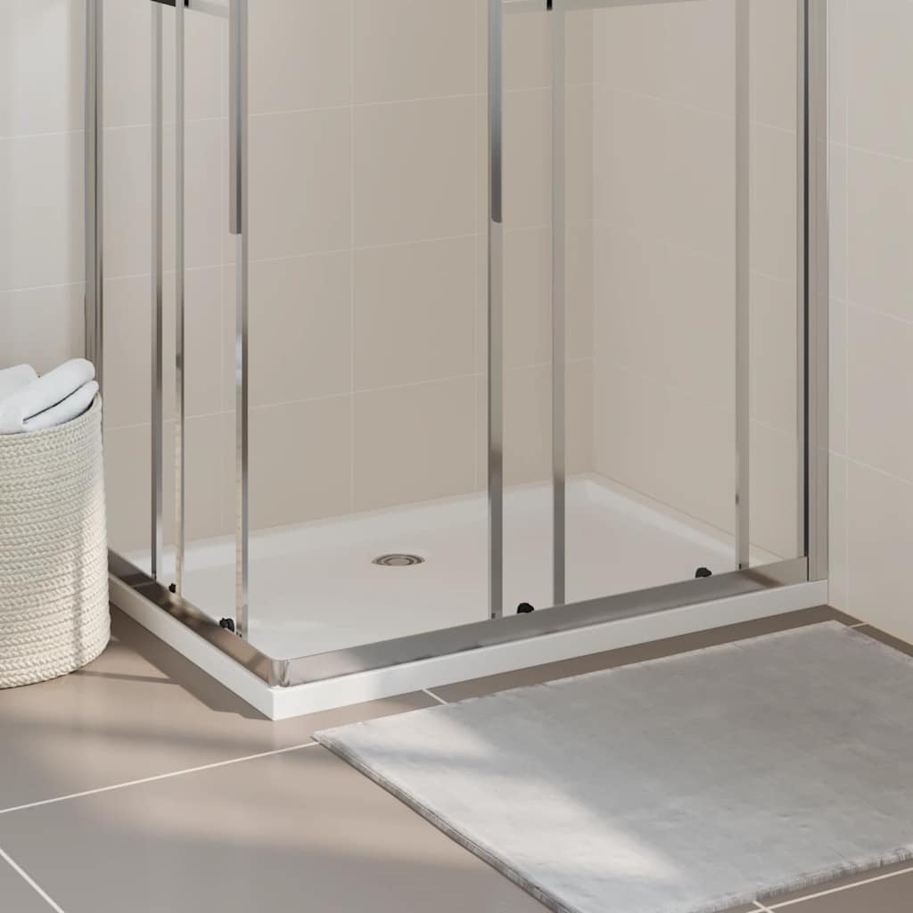 Bac de douche vidaxl rectangulaire 70x100 cm ABS blanc