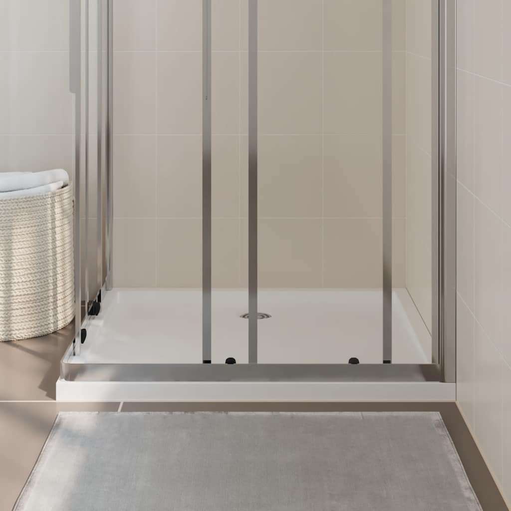 Bac de douche vidaxl rectangulaire 80x90 cm Abs blanc