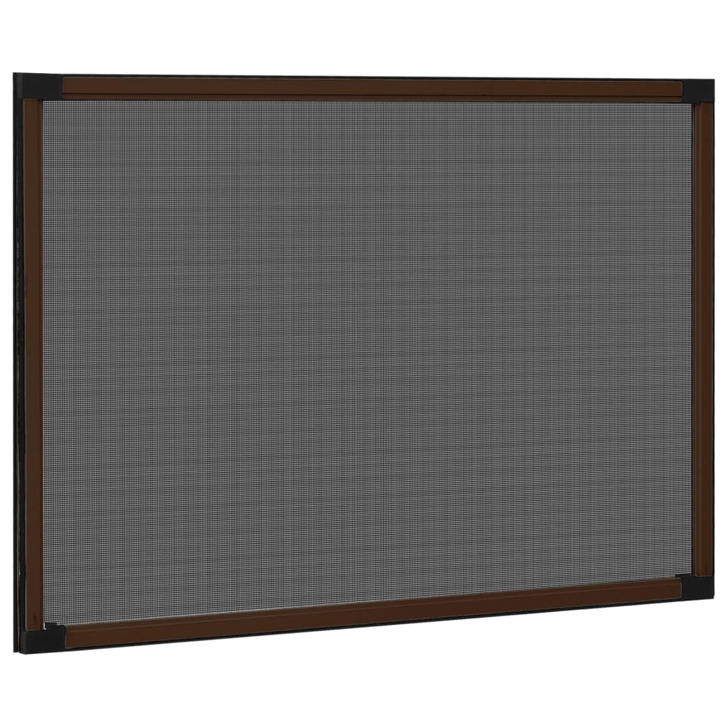 Moustiquaire extensible Vidaxx (75-143)x50 cm marron