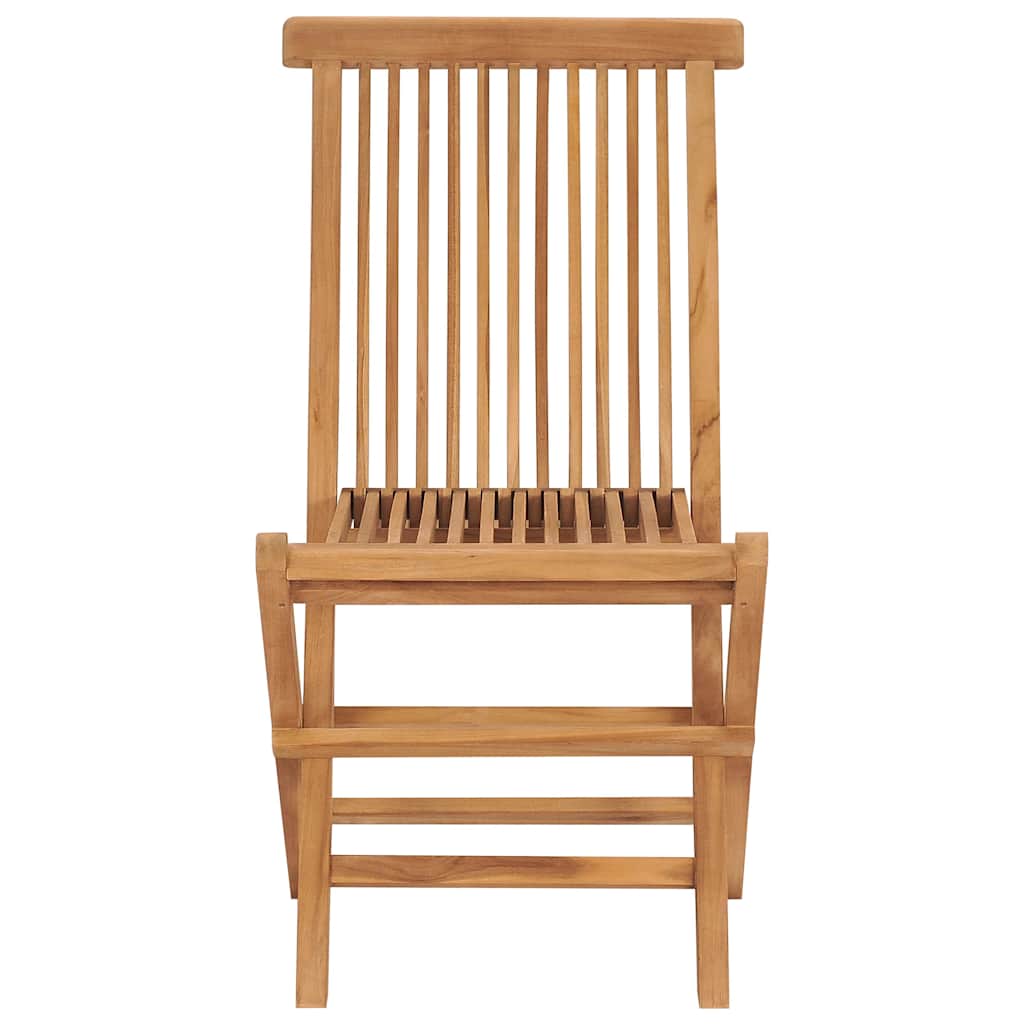 Vidaxl tuinstoelen 2 st inklapbaar massief teakhout