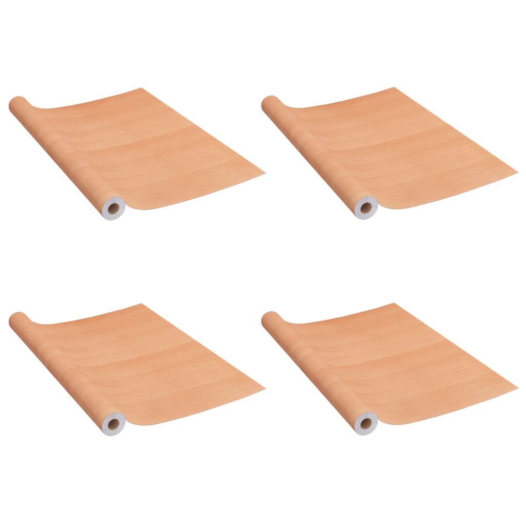 Vidaxl Meubles Huiles auto-adhésives 2 ST 500x90 cm PVC chêne japonais coloré